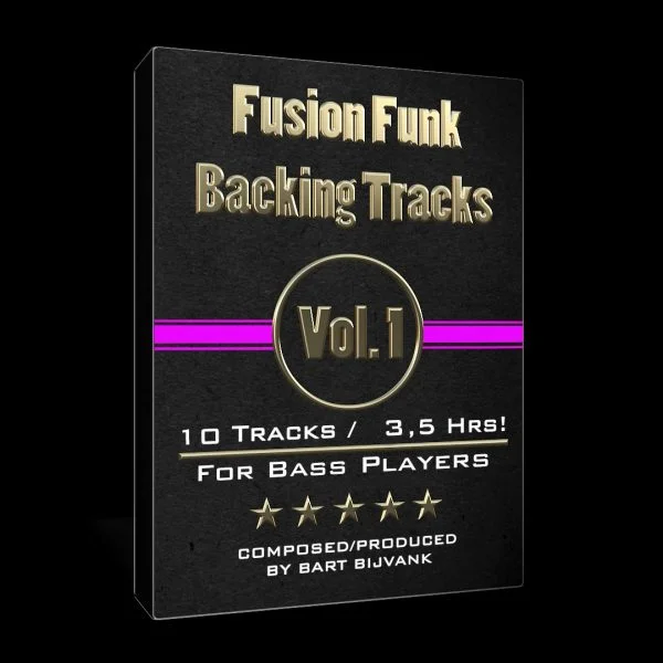 Fusion Funk Backing Tracks Vol 1 For Bass Players